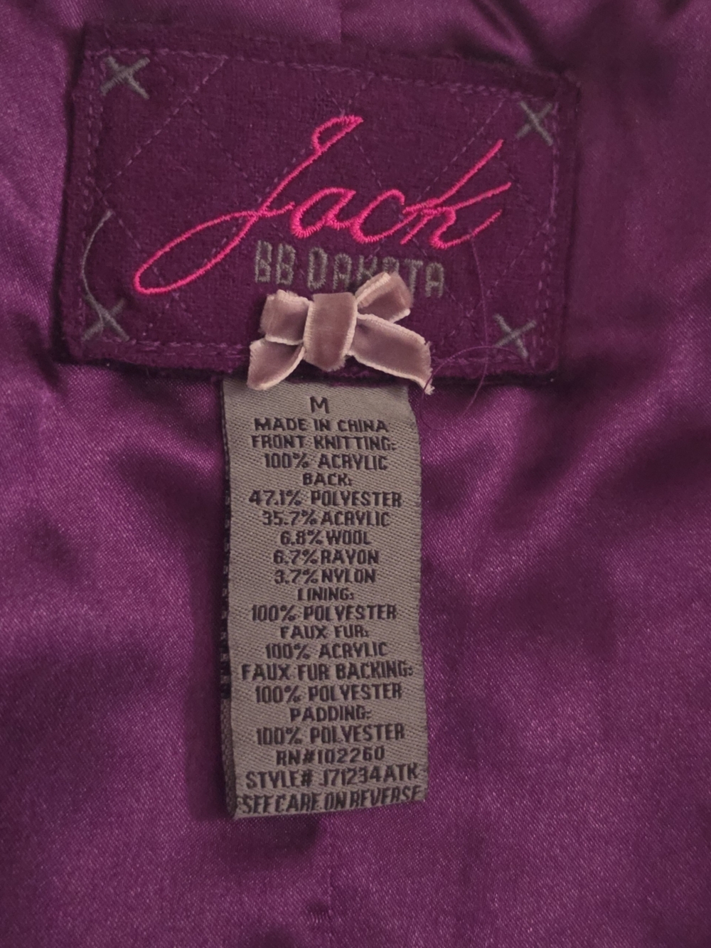 Jack by BB Dakota Cable Knit Hooded Vest - Picture 8 of 8